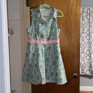 Pusheen Ice Cream and Watermelon Dress